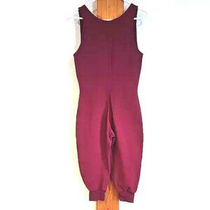 Vintage Norweigan Burgundy Jumpsuit